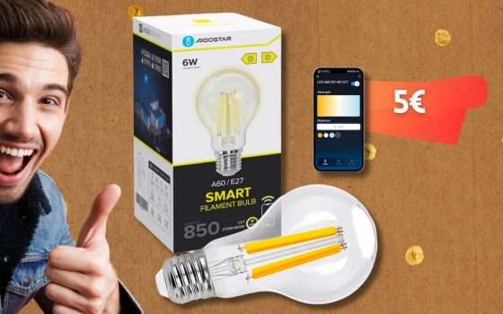 Lampadina VINTAGE smart, 5€ per un prodotto senza difetti a Natale