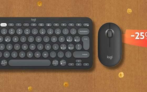 Logitech Pebble 2 + tastiera K380 per una COMBO dal prezzo SBRICIOLATO