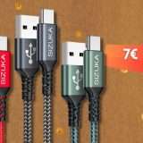 Cavi USB C per tutte le esigenze, 3pz da 2 metri a prezzo RIDICOLO