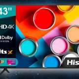 Comandi vocali e immagini uniche: smart TV Hisense 43