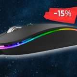 Convenienza senza fili: mouse DOPPIA connettività e ricaricabile (14€)