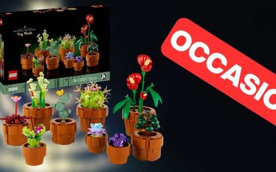 Piantine botaniche LEGO in offerta su Amazon: consegna IMMEDIATA