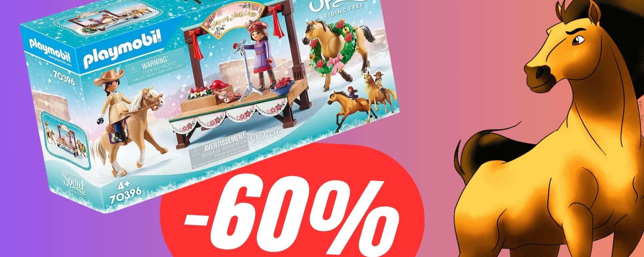Il Playmobil di Spirit è un'ottima idea regalo per Natale!