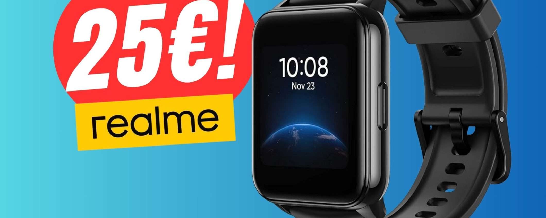 Lo Smartwatch di Realme COLLA a soli 25€ grazie al COUPON eBay!