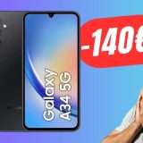SCONTO DI 140€ per il Samsung Galaxy A34 5G!