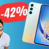 AMAZON IMPAZZISCE: sconto del 42% per il Samsung Galaxy A34 5G!