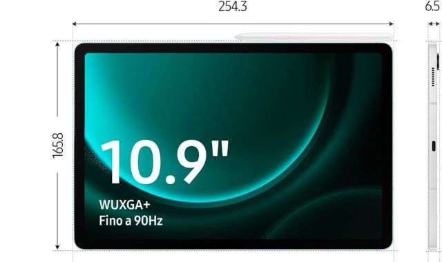 Samsung Galaxy Tab S9 FE display