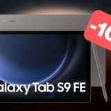 Samsung Galaxy Tab S9 FE con ben 100 euro di SCONTO su Amazon