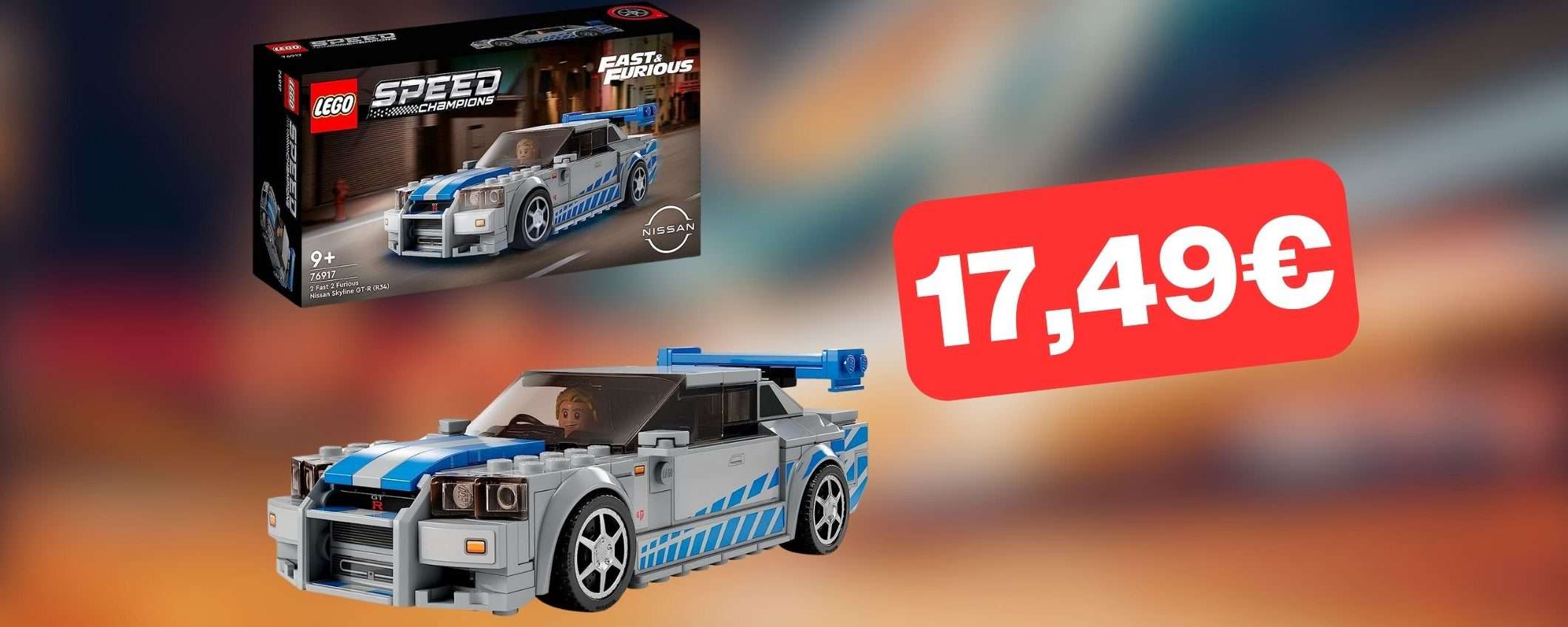 Set LEGO 2 Fast 2 Furious a 17,49€: fantastico PREZZO DI NATALE
