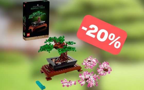 Il set LEGO Albero Bonsai è tornato in SCONTO su Amazon (-20%)