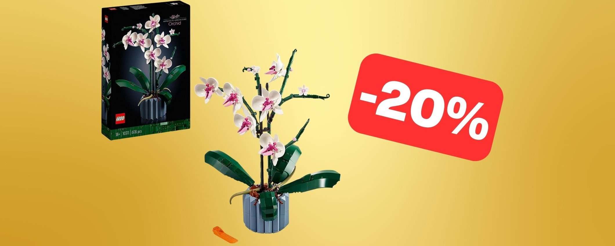 Set LEGO Orchidea: FANTASTICO SCONTO Amazon (-20%)