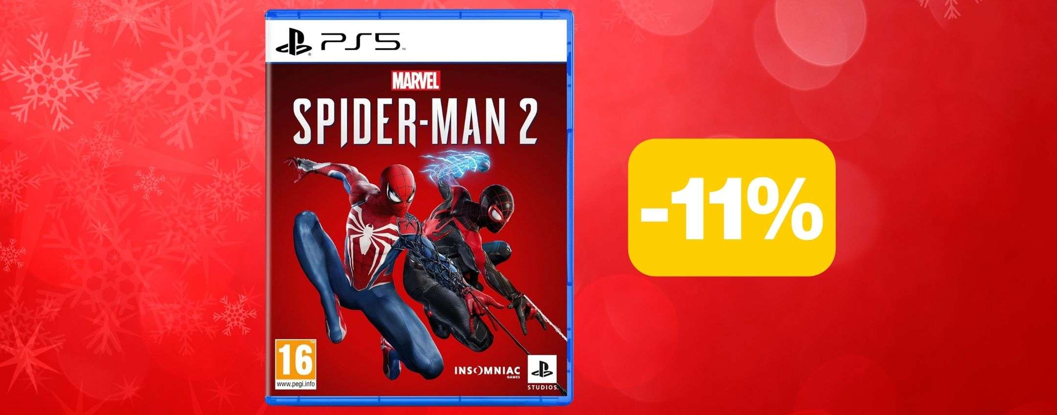 Marvel's Spider-Man 2 per PS5 è in OFFERTA su  (-11%)