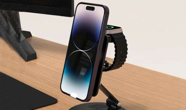 Stazione di ricarica iPhone Apple Watch