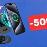 Stazione di ricarica per prodotti Apple al 50% di sconto su Amazon (coupon)