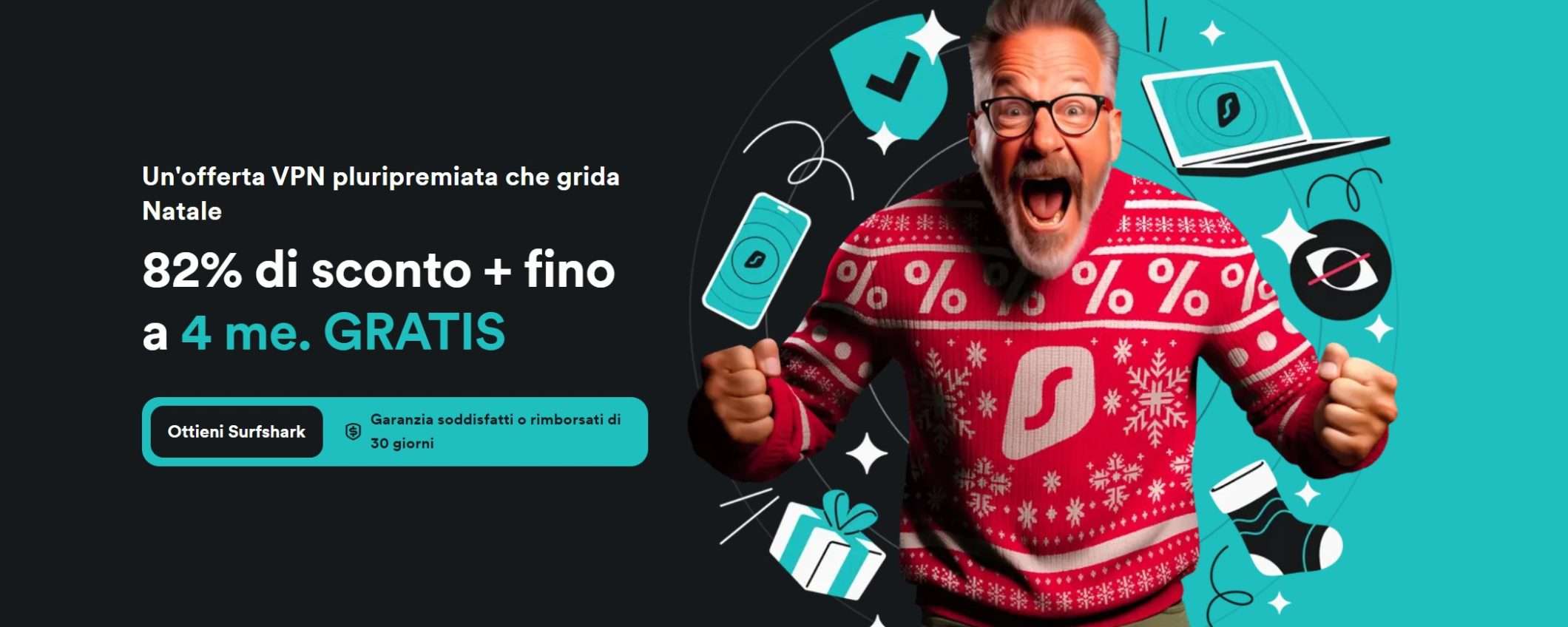 VPN a meno di 2 euro al mese: è la nuova offerta di Surfshark