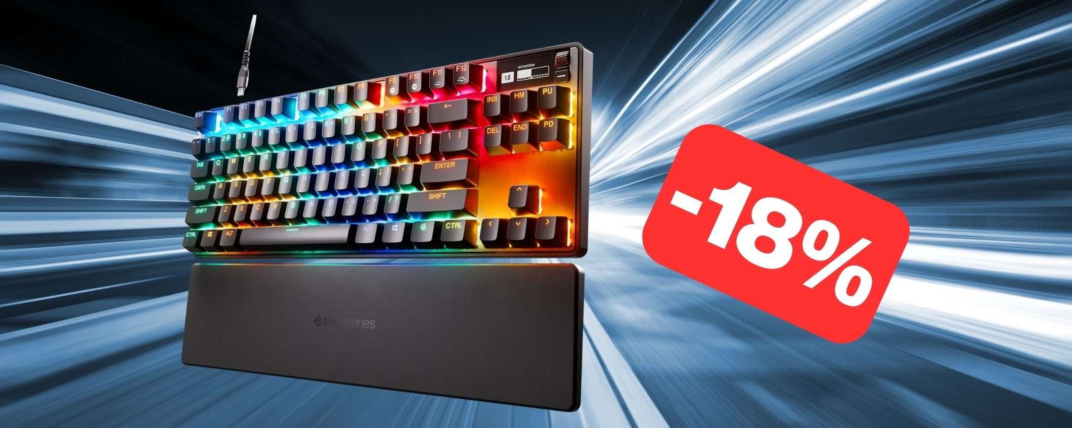 La tastiera da gaming più veloce al mondo è in OFFERTA su Amazon (-18%)