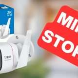 Telecamera WiFi da esterno in offerta su Amazon: minimo storico