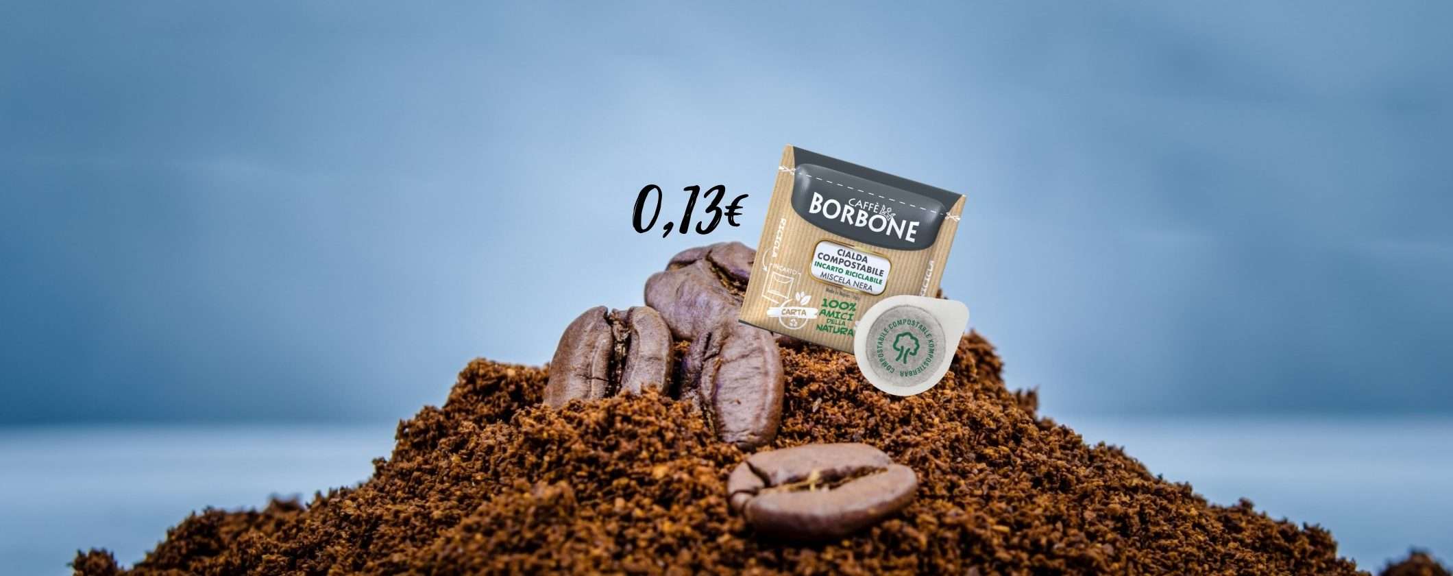 Cialde Caffè Borbone: l'espresso Napoli a soli 0,13€