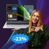 Acer Aspire 1: SUPER sconto del 23% su Amazon per fine anno