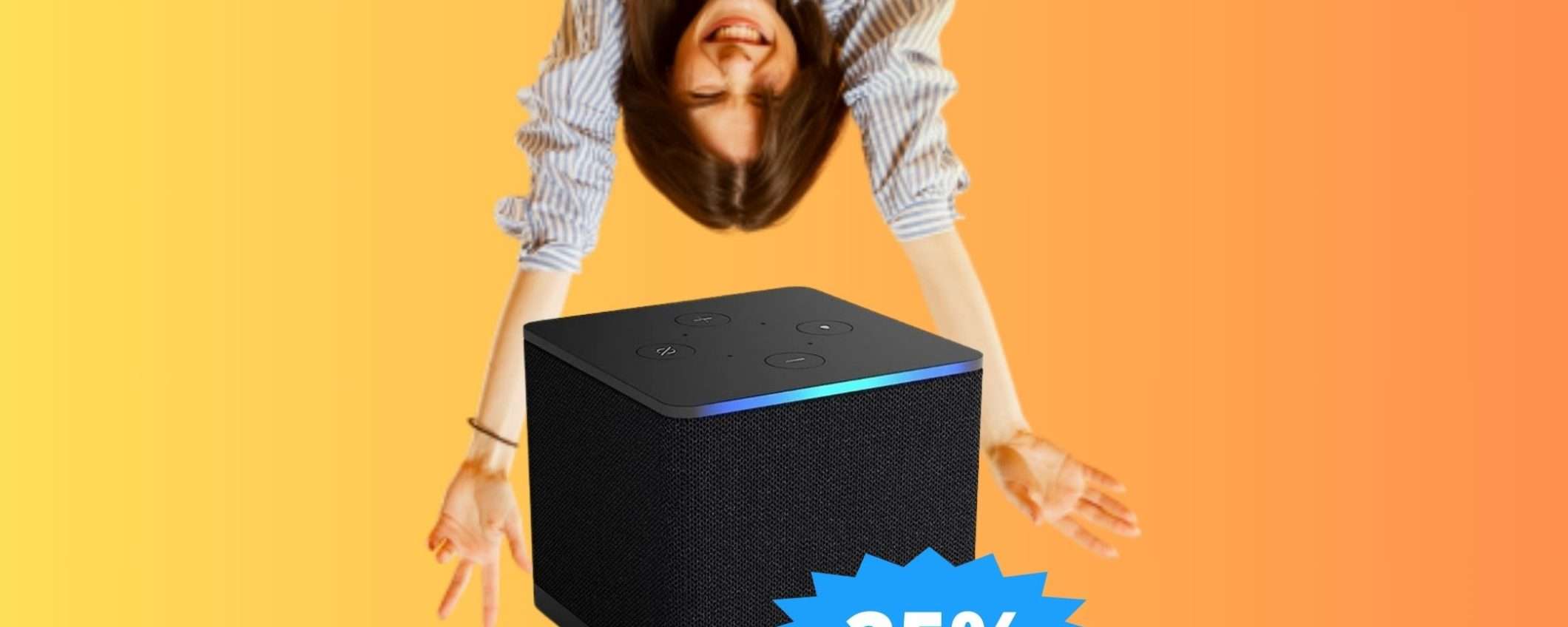 Amazon Fire TV Cube: SUPER sconto del 25% su Amazon