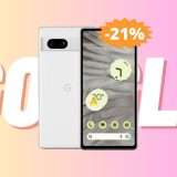 Google Pixel 7a: SUPER sconto del 21% su Amazon