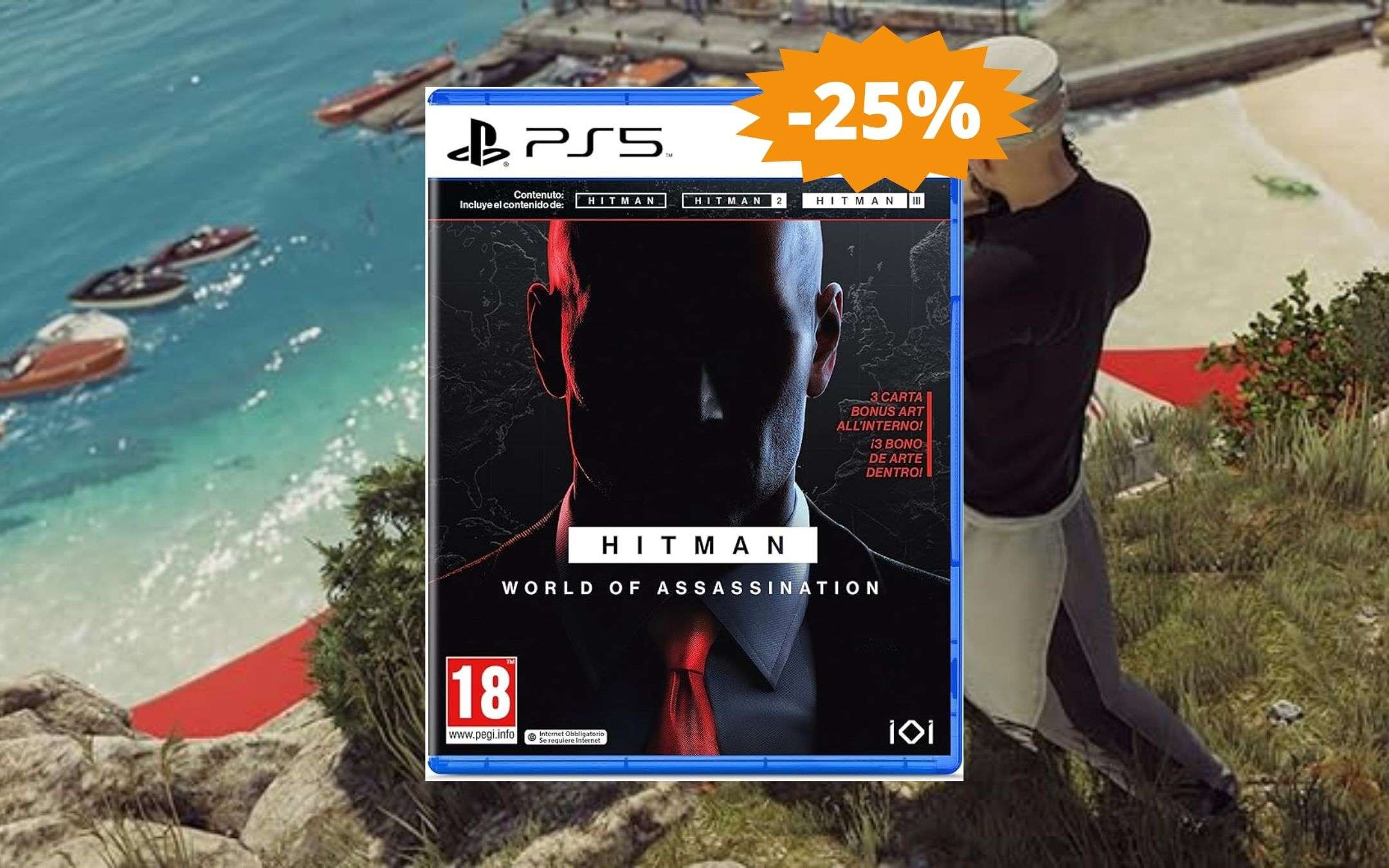 HITMAN World of Assassination per PS5: SUPER sconto del 25%