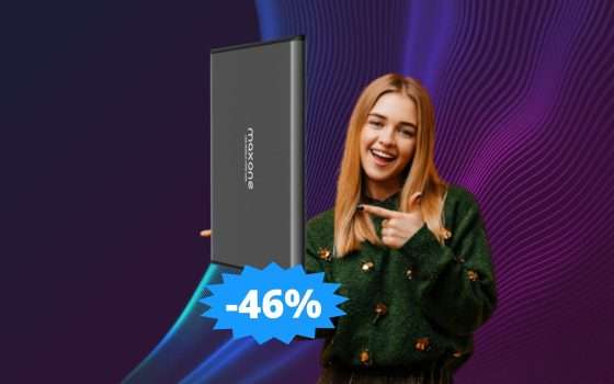 Hard Disk esterno da 500GB: CROLLO del prezzo su Amazon (-46%)
