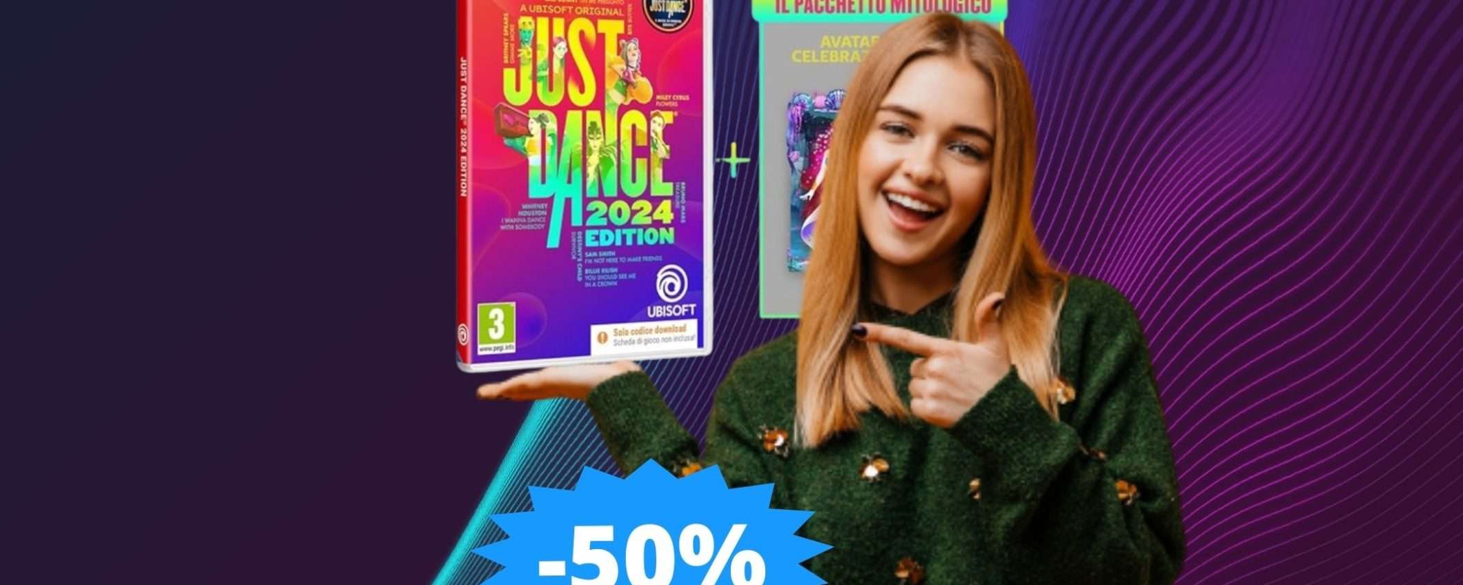 Just Dance 2024 per Switch: prezzo BOMBA su Amazon (-50%)