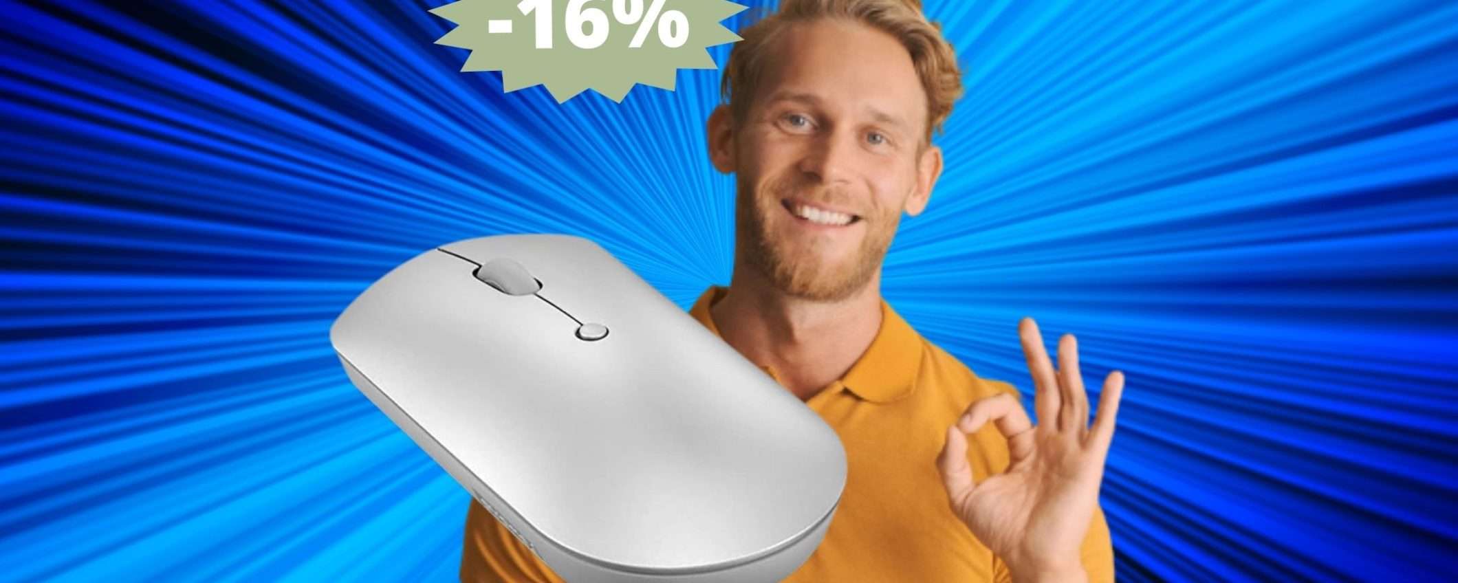 Mouse Lenovo 600: un'OCCASIONE da non perdere su Amazon