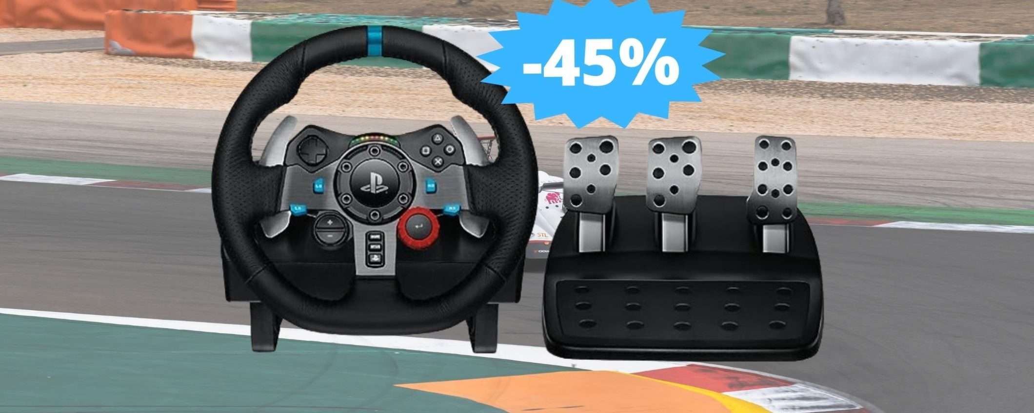 Logitech G29 Driving Force: AFFARE imperdibile su Amazon (-45%)