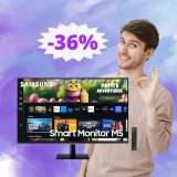 Monitor Samsung M5: alta qualità ad un prezzo RIDICOLO