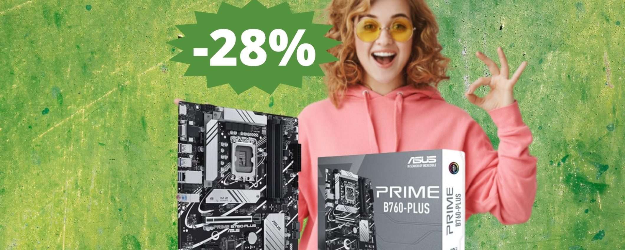 Scheda madre ASUS Prime: un AFFARE imperdibile (-28%)