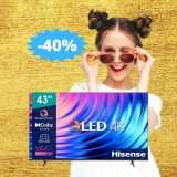 Smart TV Hisense QLED: MEGA offerta su Amazon (-40%)