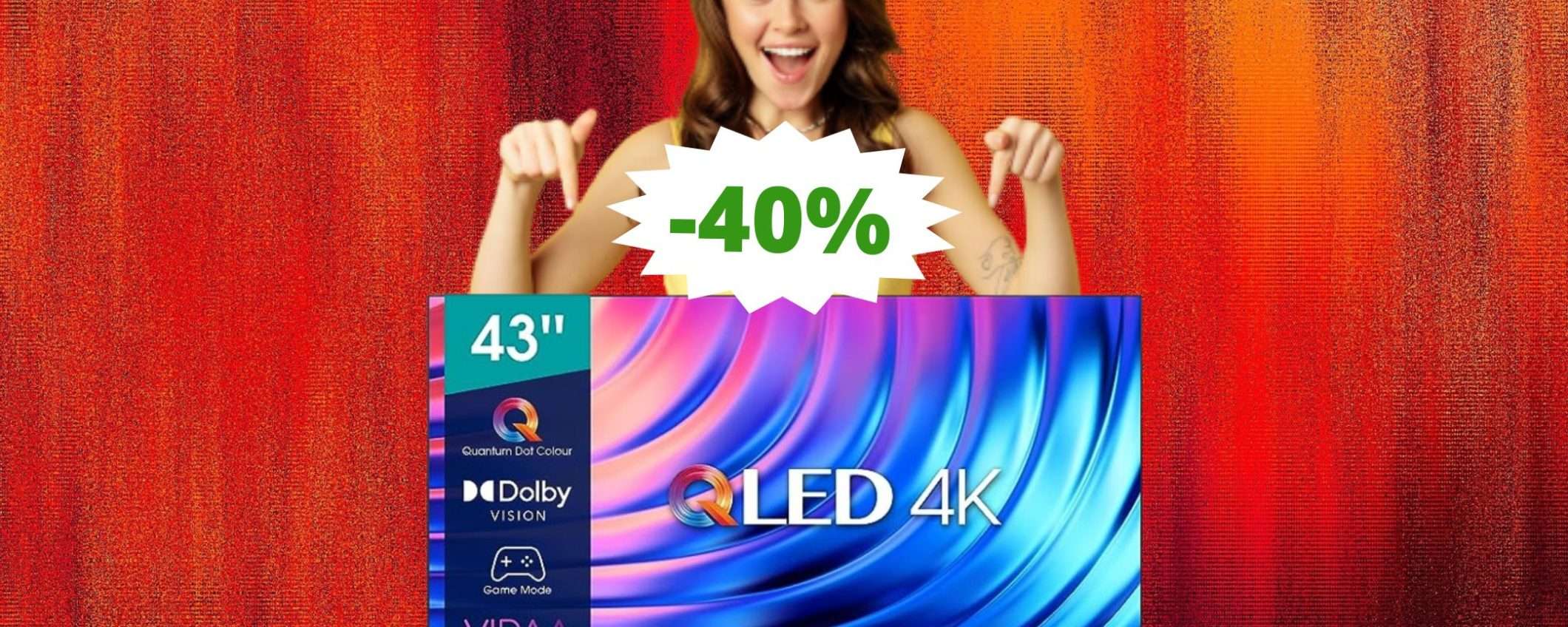 Smart TV Hisense da 43