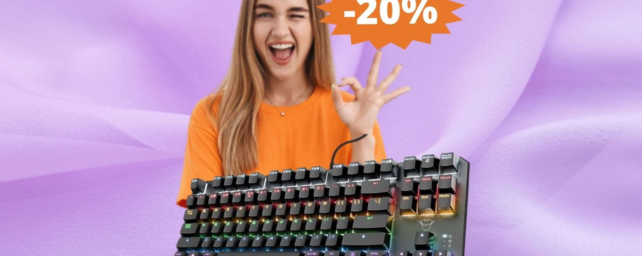 Trust Gaming GXT 834: offerta ESCLUSIVA del 20% su Amazon