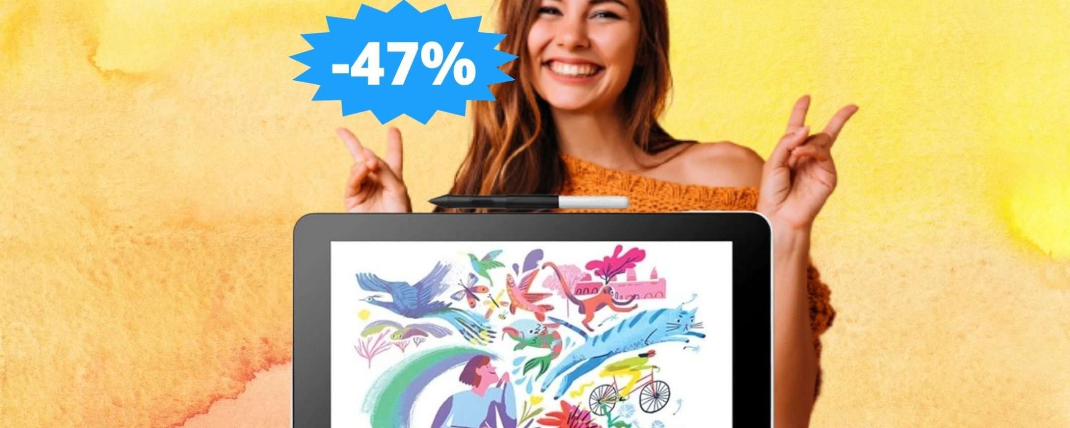 Wacom One Creative: un'OFFERTA esclusiva Amazon (-47%)