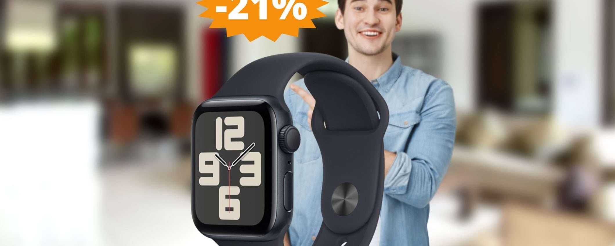 Apple Watch SE: l'OFFERTA che stavi cercando (-21%)