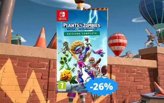 Plants vs Zombies per Switch: SUPER offerta del 26%