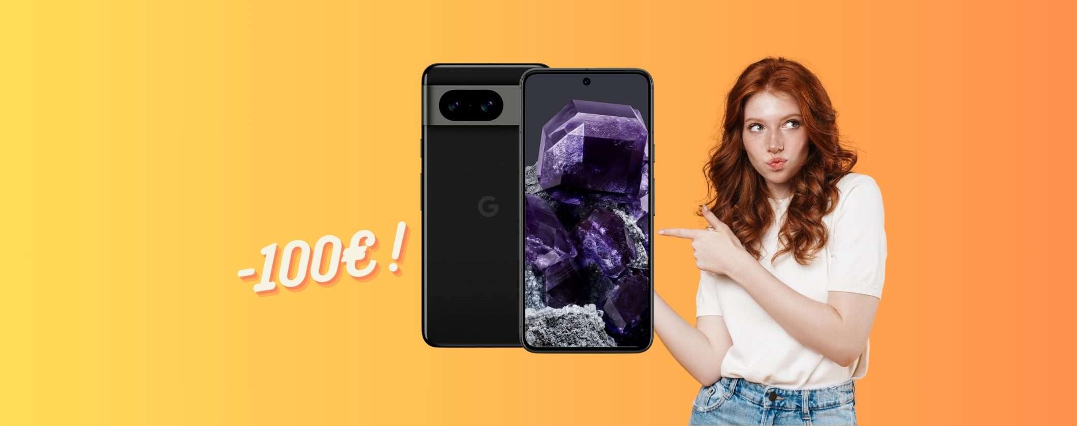 Google Pixel 8: 100€ di SCONTO su Amazon