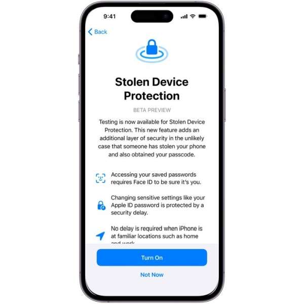 iOS 17.3 beta - Stolen Device Protection