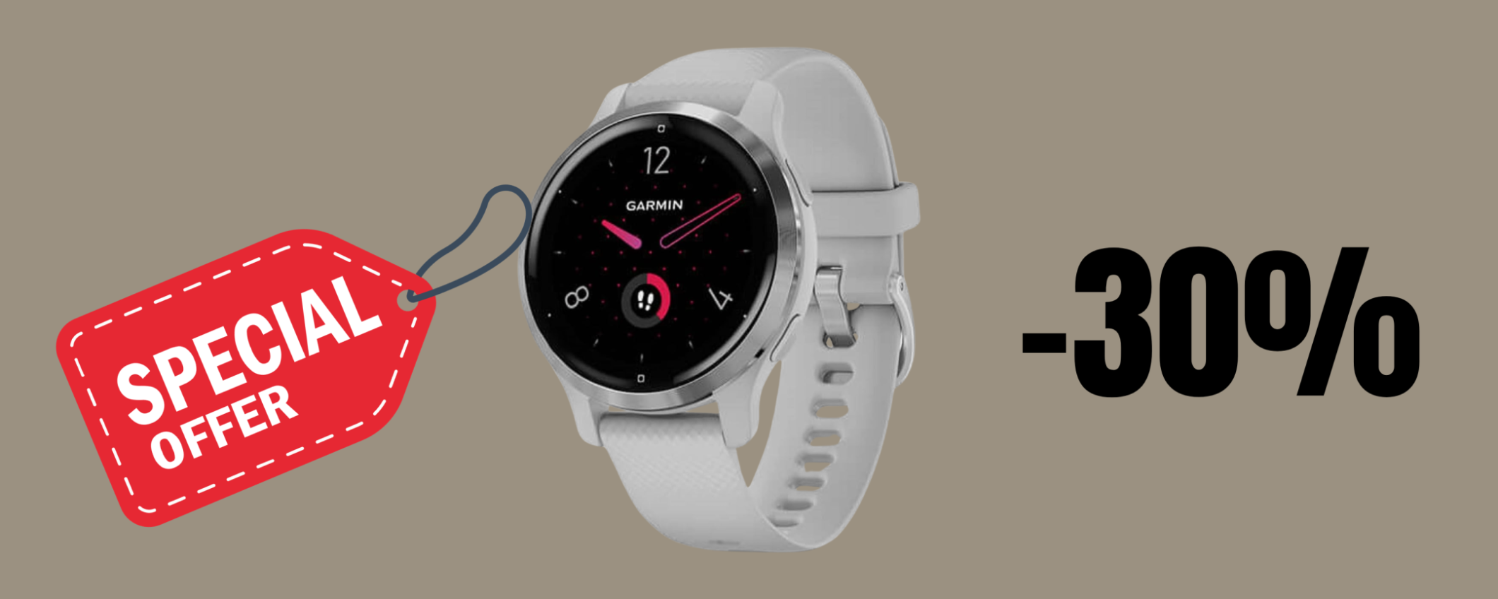 Garmin Venu 2S, elegante e sportivo, in SUPER sconto del 30%