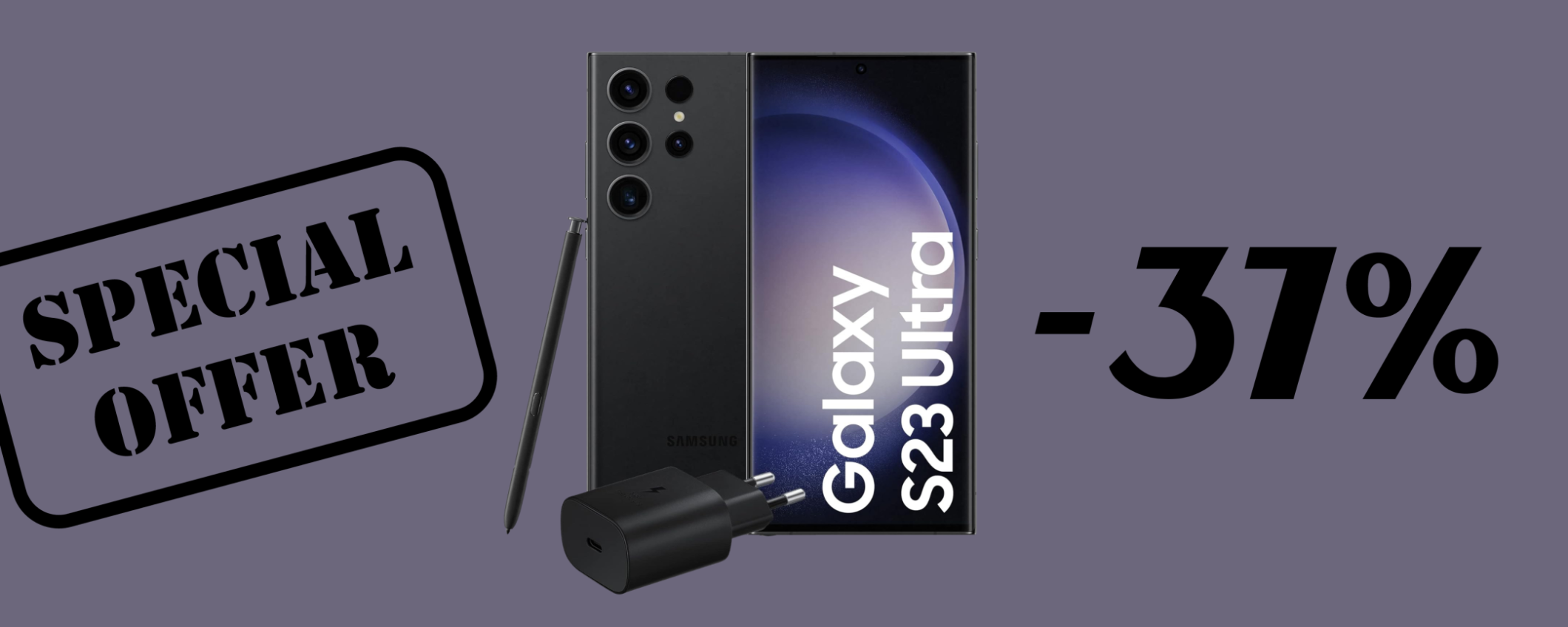 Samsung Galaxy S23 Ultra, con 512 GB in SUPER sconto del 37%.