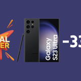 Samsung Galaxy S23 Ultra 5G, il MIGLIORE in sconto del 33%