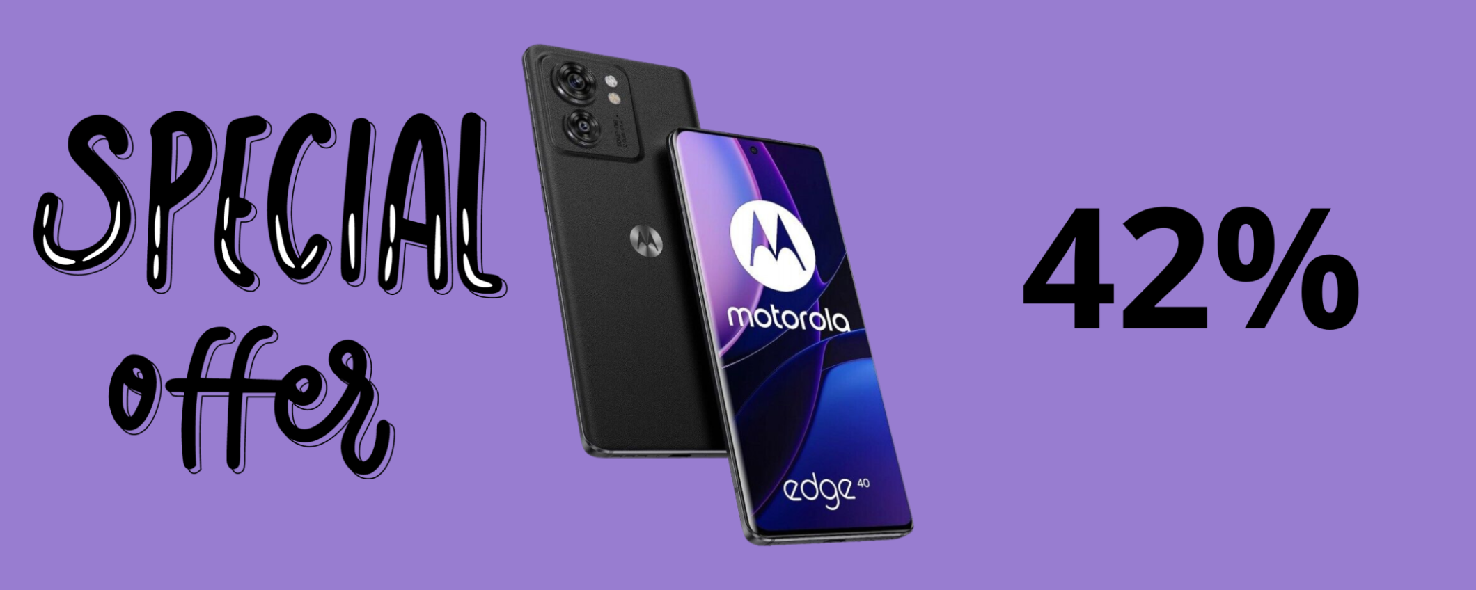 Motorola Moto Edge 40 5G in MEGA sconto del 42% su eBay