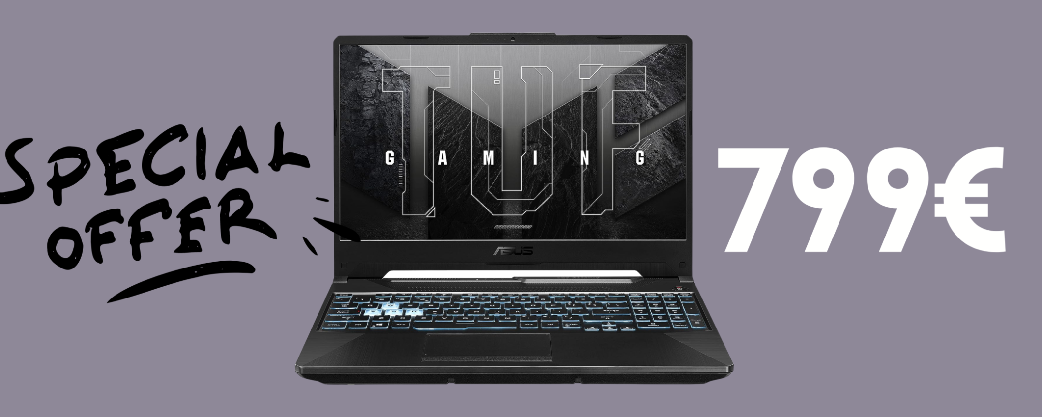 ASUS TUF Gaming F15, in SUPER sconto a 799€ non c'è di meglio