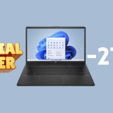 HP Laptop 17, in SUPER sconto del 21% con ben 512 GB