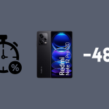 Xiaomi Redmi Note 12 Pro 5G in sconto del 48% a METÀ prezzo