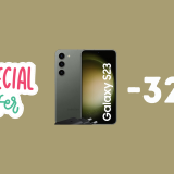 Samsung Galaxy S23 con 128 GB in SUPER sconto del 32%