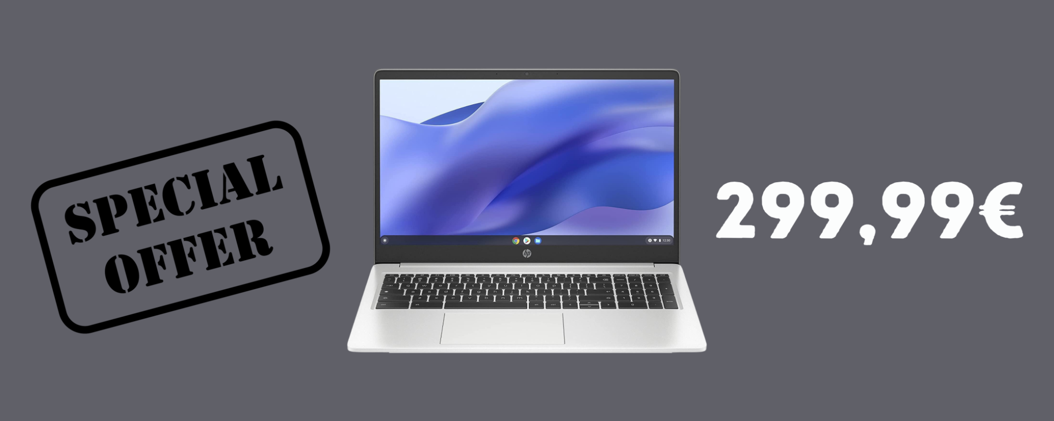 HP Chromebook 15a, ideale per gli studenti, a SOLI 299,99€