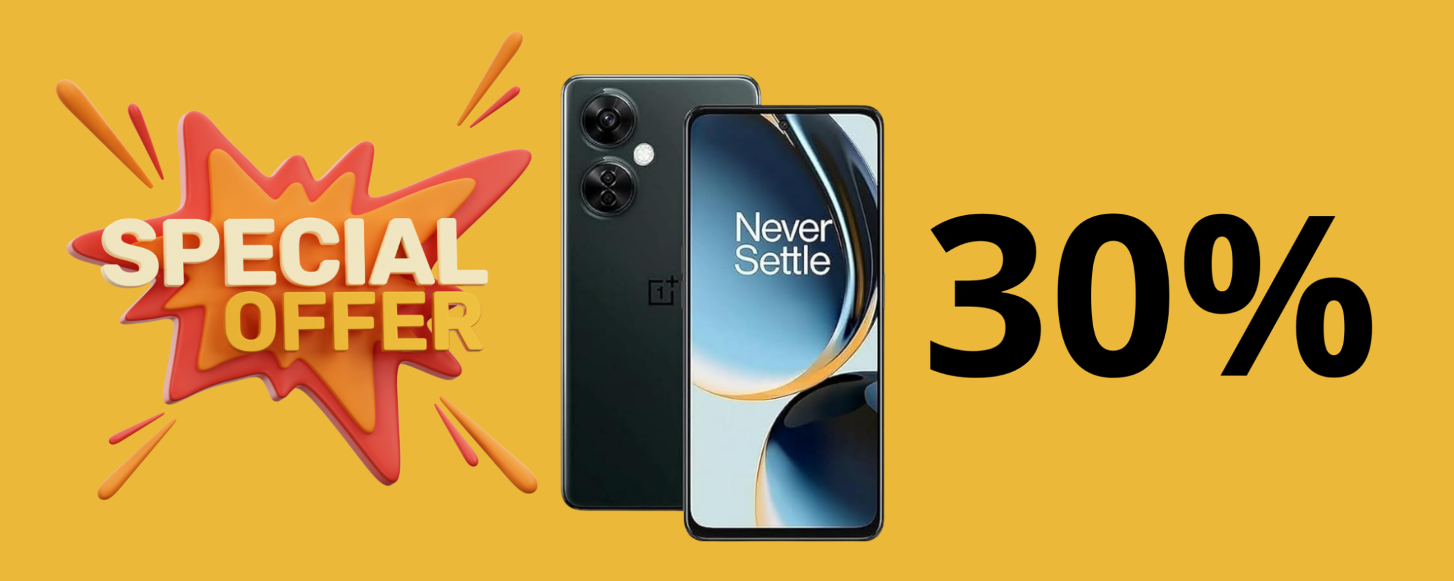 OnePlus Nord CE 3 Lite 5G in SUPER sconto del 30% a 229€